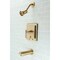 Kingston Brass KB86570CKL Single-Handle Tub and Shower Faucet, Brushed Brass KB86570CKL - alternate 2